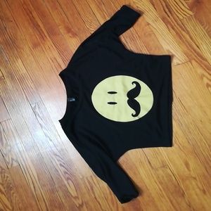 Forever 21 black crop top